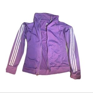 Adidas Purple Clima Cool Zip Up Jacket Medium